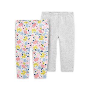 Child of Mine by Carter's Baby Girl Pants, 2-Pack Newborn